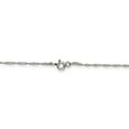 thumbnail image 3 of 925 Sterling Silver 1.4mm Singapore Chain; 24 inch; for Adults and Teens; for Women and Men, 3 of 5
