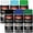 Cool Colors: Dark Green, Light Green, Dark Blue, Light Blue, Gloss White, Gloss Black, variant on Color Care Multi-Surface Enamel Spray Paint and Rust Inhibitor, Ruby Red, 12 fl oz, 4-Pack