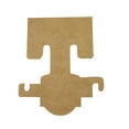 thumbnail image 1 of 10" Wooden Letter T Unfinished, Train Font, Craft Cutout 1/4" Thick, 1 of 2