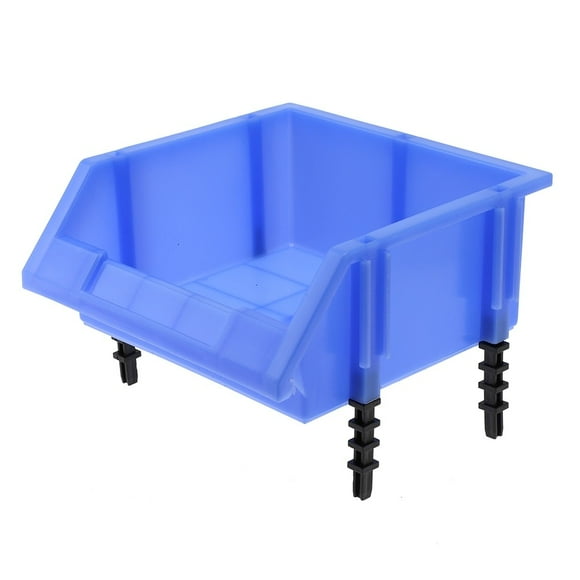 Storage Box Stackable Plastic Hardware Parts Storage Boxes Component Screws Tools Organizer Combined Cabinet Drawer Case Box Blue