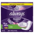 thumbnail image 3 of Always Anti-Bunch Xtra Protection Daily Liners, Long Length, Unscented136 count, 3 of 12