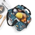 thumbnail image 4 of Lsque Christmas Snowman Gift Pattern Lunch Bag Women/Men Insulated Lunch Box,Small Leakproof Cooler Food Lunch Containers Reusable High Capacity Lunch Tote Bags, 4 of 6