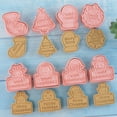 thumbnail image 6 of Ajhhao Set Of 8 Christmas Cookie Cutters With Plunger Stamps Set, Include Christmas Tree, Stocking, Santa Claus, Snowmen, Reindeer And Other Shapes, For Christmas Baking, Fondant, And Pastries, 6 of 9