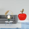 thumbnail image 2 of Estatua de bola de cristal, escultura, figura decorativa, adorno, hierro, cerámica, fruta artificial, artesanía, decoración de escritorio, hogar, idea, 2 of 8