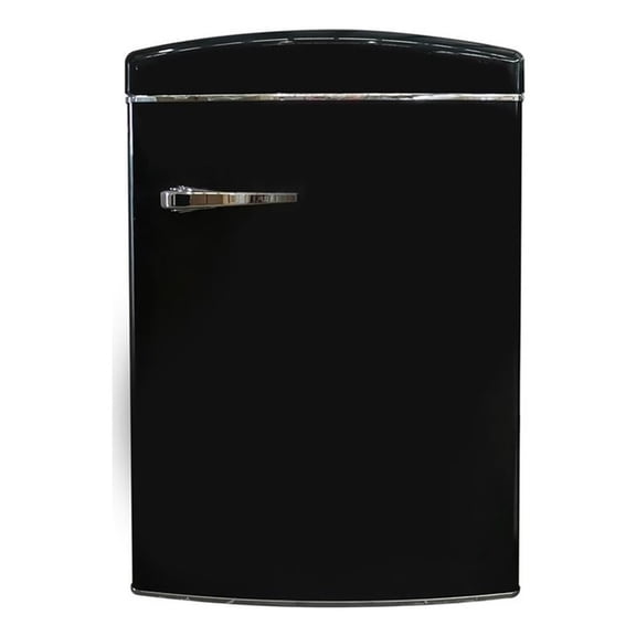 Pemberly Row 3.2 cu. ft. Convertible Refrigerator-Freezer Frost Free in Black