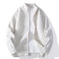 thumbnail image 4 of Mens Shawl Collar Cardigan Sweater Cable Knitted Button Down Sweaters Lightweight Spring Outwear Outfit Pockets, 4 of 7