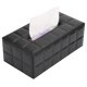 thumbnail image 3 of Funda para pañuelos KINGFOM, gamuza sintética, piel sintética, color negro suave, 3 of 9
