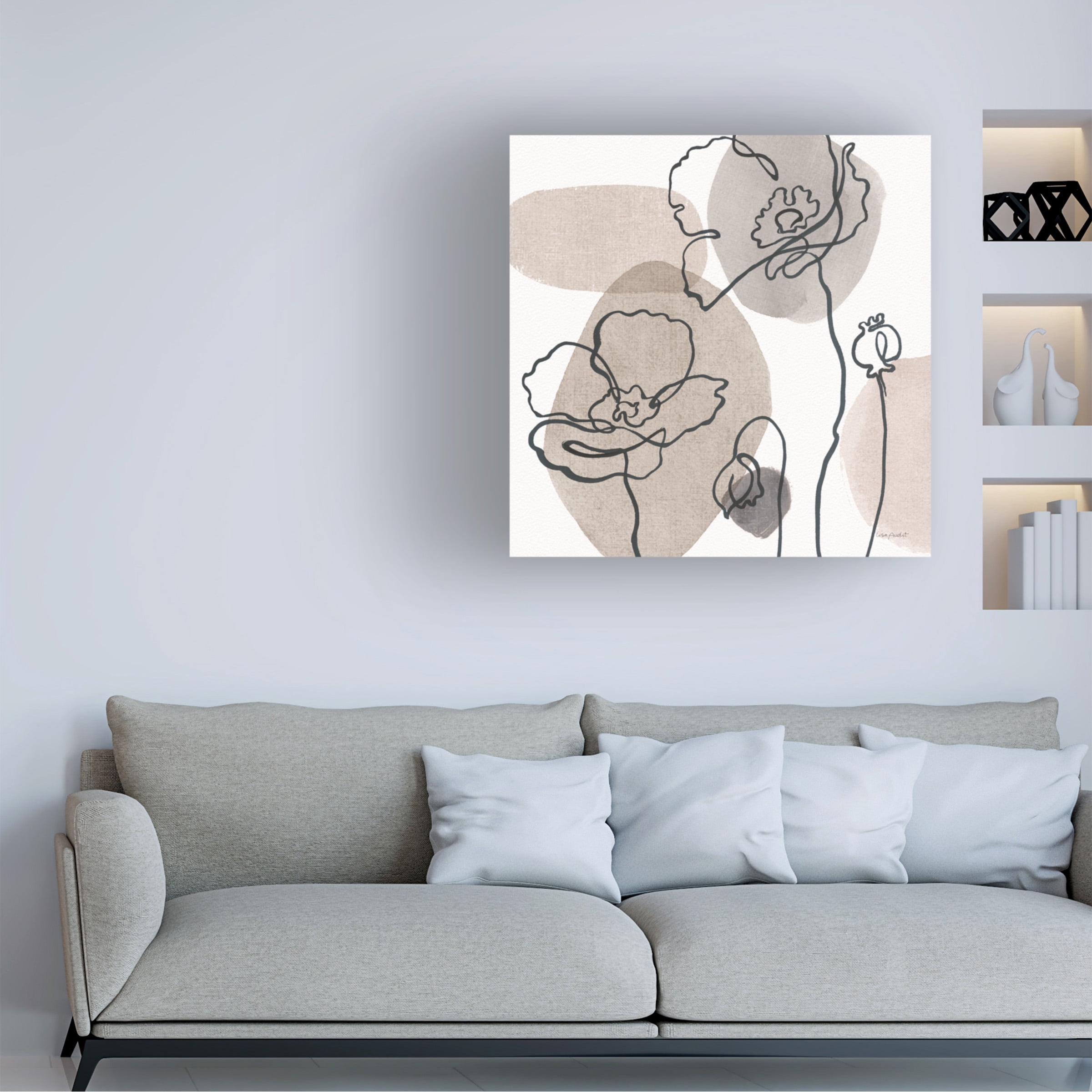 Lisa Audit 'Think Neutral 03' Canvas Art