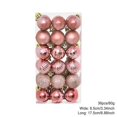 thumbnail image 2 of 36Pcs Christmas Balls Ornaments, 1.18" Shatterproof Plastic Balls for Xmas Trees, Party & Home Decor, Hanging Tree Ball Ornaments for Christmas with 5 Styles (Glossy/Matte/Prismatic/Glitter/Disco), 2 of 3