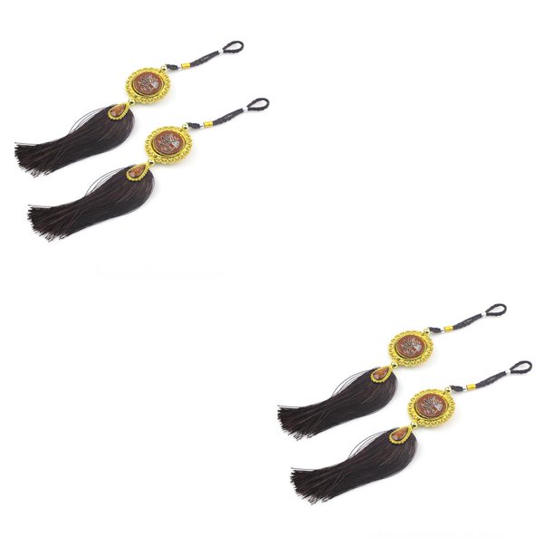 Cateissary Paquete de 2 Eid-ul-fitr el Festival de la ruptura rápida Circular Retro Colgante Estilo islámico Decoración de cristal Resina plástica con JM01843 2piezas Cateissary CBP196660