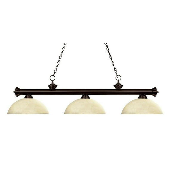 -3 Light Island/Billiard in Billiard Style-14 inches Wide By 15 inches High Bailey Street Home 372-Bel-1176569