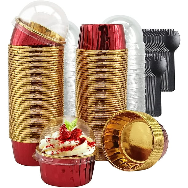 Papel Aluminio Para Cocina Paquete De 100 Moldes Desechables Con