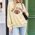 thumbnail image 3 of Football Sweatshirts for Women Game Day Print Sweatshirt Team Fan Clothes, 3 of 7