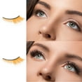 thumbnail image 2 of Unique Bargains 5 Pair Cat's Eye False Eyelashes for Makeup Orange Yellow, 2 of 4