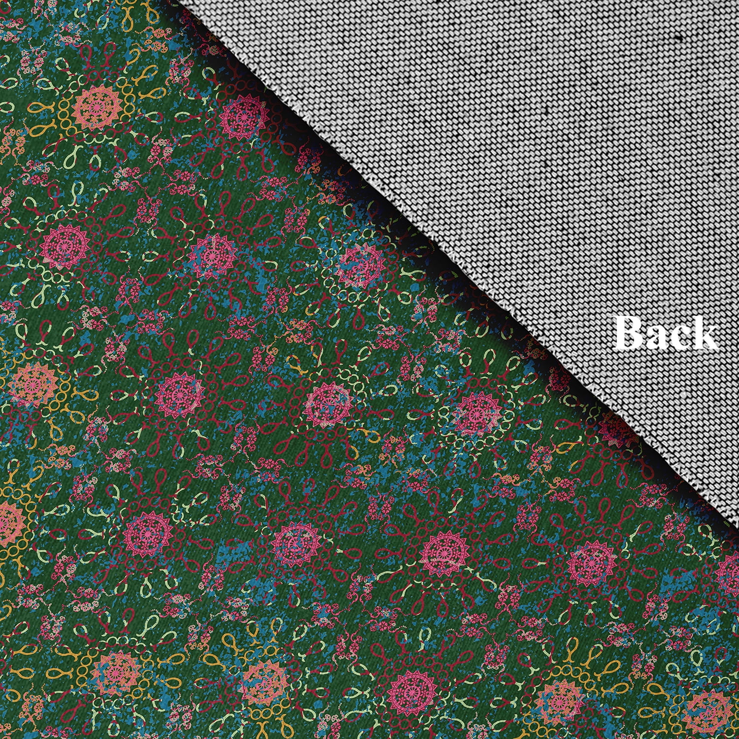 Simply Daisy 18" x 30" Forest Layered Sun Tile Rug