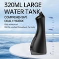 thumbnail image 4 of Water flosser, cordless water flosser, 320ml portable oral irrigator, 3 modes and 6 tips, IPX7 waterproof, 60-160 rechargeable floss pick, suitable for home and travel use, 4 of 4