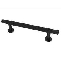 Liberty P44632C-FB 3 3/4" Knurled Bar Cabinet & Drawer Pull Flat Black