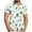 White(New)A, variant on PNTUTB St. Patrick's Day Men's Fashion Print Collar Button Down Cardigan Short Sleeve Casual Loose Blouse