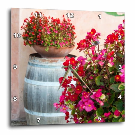3drose, Italy, Tuscany, Old Villa in Tuscan Back Road, 10x10 Wall Clock