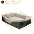thumbnail image 2 of X-Large Memory Foam Dog Bed, Orthopedic Dog Bed & Sofa with Removable Washable Cover Dog Sleeper for Large Dogs, 2 of 12