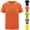 Orange, variant on HAJWOH Mens T Shirs Sports Training Short Sleeve Moisture Wicking shirts Breathable Casual Workout Tops
