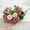 Hot Pink, variant on Valentine's Day Multi-Color Artificial Rose Bouquet, 12in Romantic Decorative Floral Arrangement for Home Valentine's Decorations & Holiday Gifting