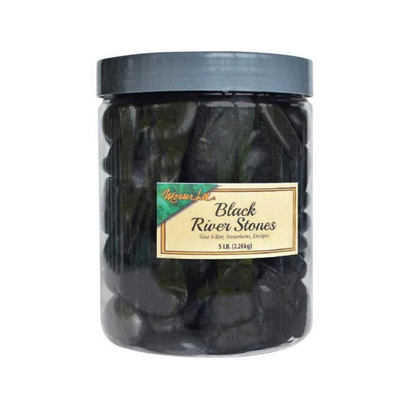 Mosser Lee Black River Stone Vase Filler 5 Lb.