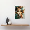 thumbnail image 2 of Sad Young Woman Face Beauty Portrait Multicoloured Unframed Wall Art Print Poster Home Decor Premium, 2 of 5