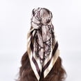 thumbnail image 1 of Under $10 Heardband Beige Women's Spring Summer Cashew Flower Pattern Printed Headscarf, 1 of 3