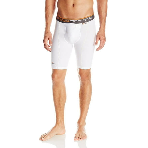 Shock Doctor Shock Doctor Men's Ultra Pro Compression Shorts with Ultra Cup, Black, Large