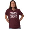 thumbnail image 5 of Promoted Grandma Announcement Cute Women's Graphic T Shirt Tees Brisco Brands 2X, 5 of 6