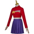 thumbnail image 2 of Rainbow Star Crop Top Mini Skirt Outfits Suit for Girls Women, 2 of 7