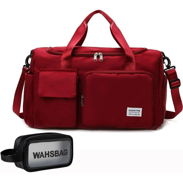 Small Gym Bag for Women, Waterproof Travel Duffle Bag Carry On