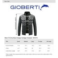 thumbnail image 3 of Gioberti Men's Full Zip Block Design Cardigan Sweater with Soft Brushed Flannel Lining, 3 of 3