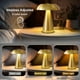 thumbnail image 2 of Lámpara de escritorio LED portátil Lamp Leroxo, 3 colores, Touch Gold, 2 of 8
