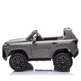 thumbnail image 5 of 24V Power Wheels Ride On Car for Big Kids, Officially Licensed Lexus LX600 2 Seater Electric Car for Kids, Ride On Cars with Remote Control, Battery Powered Riding Toy for Boys & Girls Ages 3–7 Gray, 5 of 10