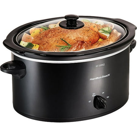Hamilton Beach 5-Quart Slow Cooker, Black