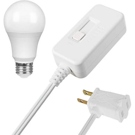 

DEWENWILS Plug Dimmer Switch and Warm White Dimmable LED Light Bulb Set