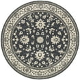 thumbnail image 4 of Oriental Weavers Richmond 7'10" Round Machine Woven Rug in Charcoal, 4 of 4
