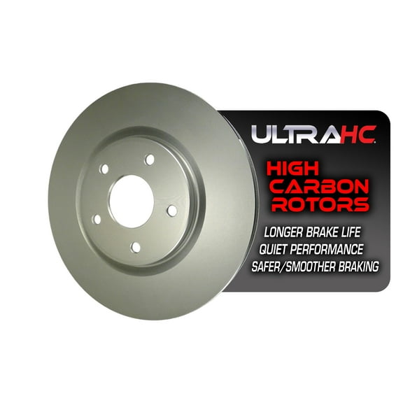 UltraHC Coated High Carbon Brake Rotor, Front UR004959, Chrysler Town & Country 2016-2012