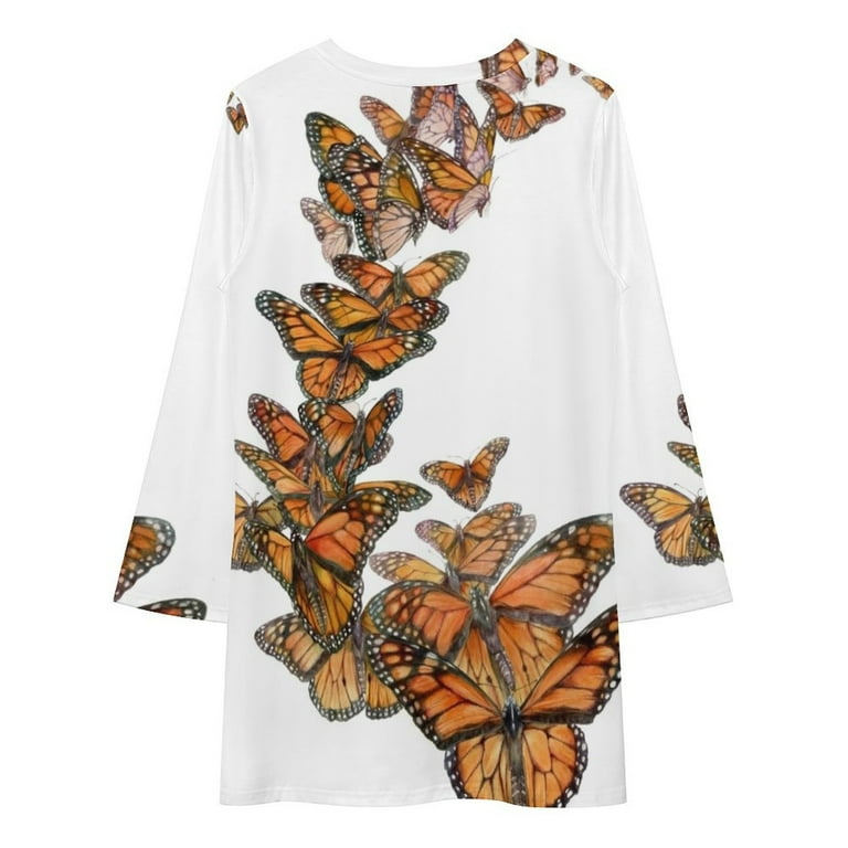 monarch butterfly prom dress Monarch Butterfly Flight Long Sleeved Dress long sleeve dresses prom dresses