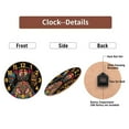 thumbnail image 7 of Retro Pinball Clock Wall Art Decor 10-Inch Silent Wooden Wall Clock, Battery Operated (AA Batteries Not Included), Artistic Home Decor, 7 of 7