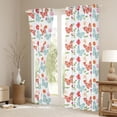 thumbnail image 3 of Erosebridal Blue Red Butterflies Curtains Pack of 2 (42x84 Each) For Teens,Kawaii Pink Flowers Curtains Blackout For Girls, 3 of 6