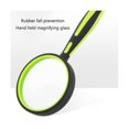 thumbnail image 3 of La lente de lupa verde portátil de 110 mm de diámetro es adecuada para leer libros y periódicos para personas mayores, 3 of 5