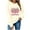 Beige, variant on Wancir Fall Clothes Women,Women Casual Plus Size Long Sleeved Round Neck T-Shirt Top Going Out Clothes