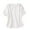 White, variant on Eyelet Embroidery Tops for Women Cotton Linen Lapel Collared Shirts Short Sleeve Tees Dressy Casual Peasant Blouses