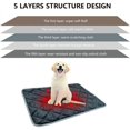thumbnail image 4 of Almohadilla térmica para mascotas, manta autocalentable para gatos y perros, autocalentable, lavable, alfombrilla térmica para interiores con apagado automático, 4 of 6