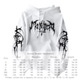 thumbnail image 3 of Men Women Gothic Hoodie Y2K Aesthetic Graphic Oversized Pullover Hooded Sweatshirt Hip Hop Grunge Alt Streetwear, 3 of 3