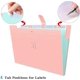 thumbnail image 2 of X Expansion Folder A4 Paper Accordion Briefcase Buckle Closure 5 Pockets (pink), 2 of 5