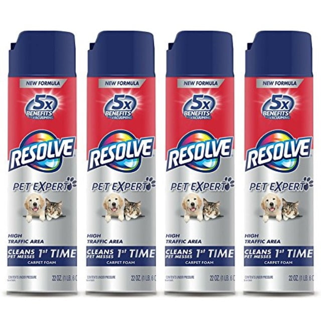 resolve pet expert high traffic, carpet foam, 22 oz (pack ...